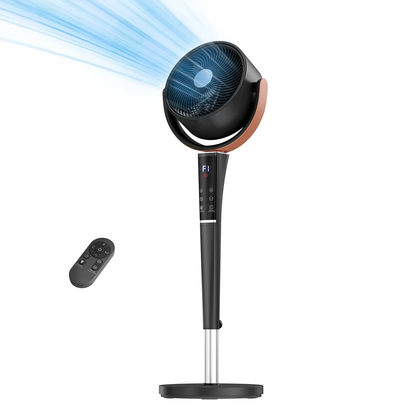 Ultra Quiet Standing Fan with Remote 15 Speed Settings Wide Oscillation Timer Adjustable Airflow